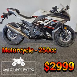 Motorcycle For Sale! Brand New!  250cc Street-Legal Motorcycle – Fuel Injected Power & 6-Speed Thrill! CA Legal! 💥