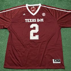 Texas A&M Aggies Johnny Manziel Maroon Jersey