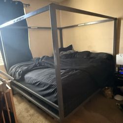 King bed frame canopy