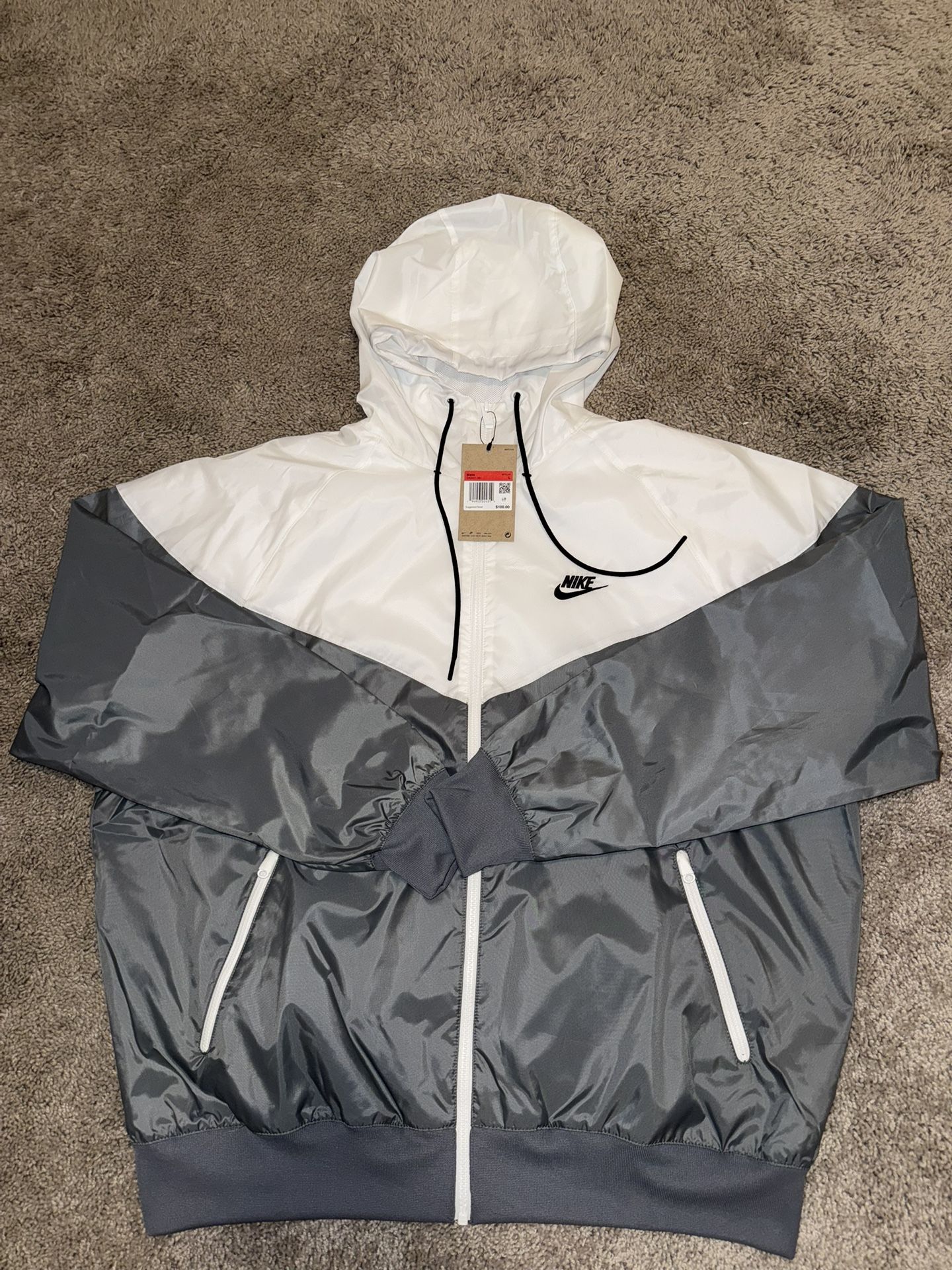 Nike Windbreaker Jacket Size Large New With Tag