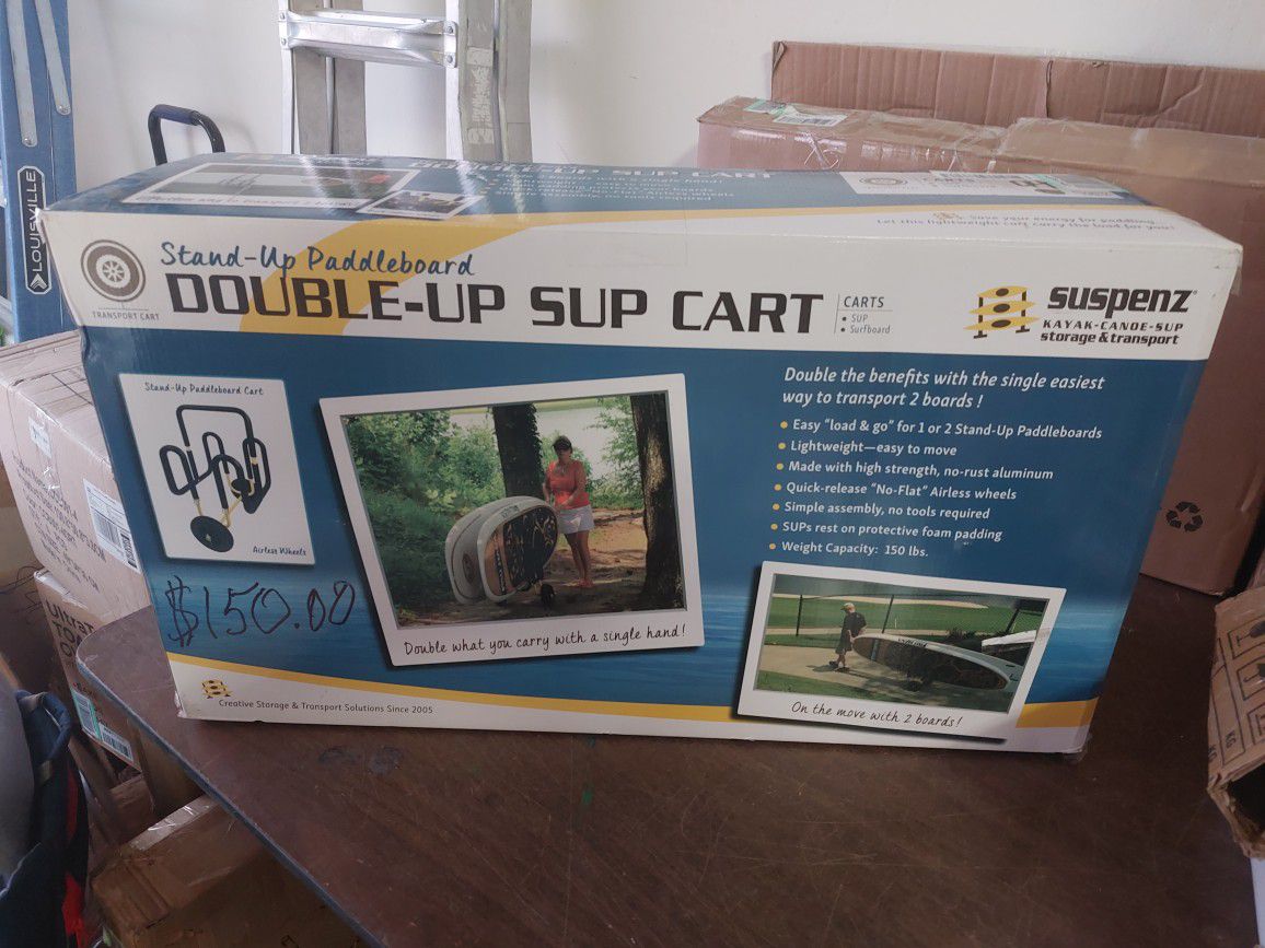 Double Up SUP Cart For Paddleboards Or Surfboards