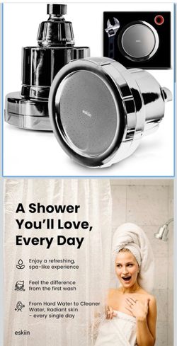 Eskiin Filtered Showerhead Chrome