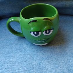 Green M&M Mug