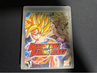 Vintage PS3 Dragon Ball Raging Blast Disk Game