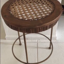 Vintage Bamboo Stool 