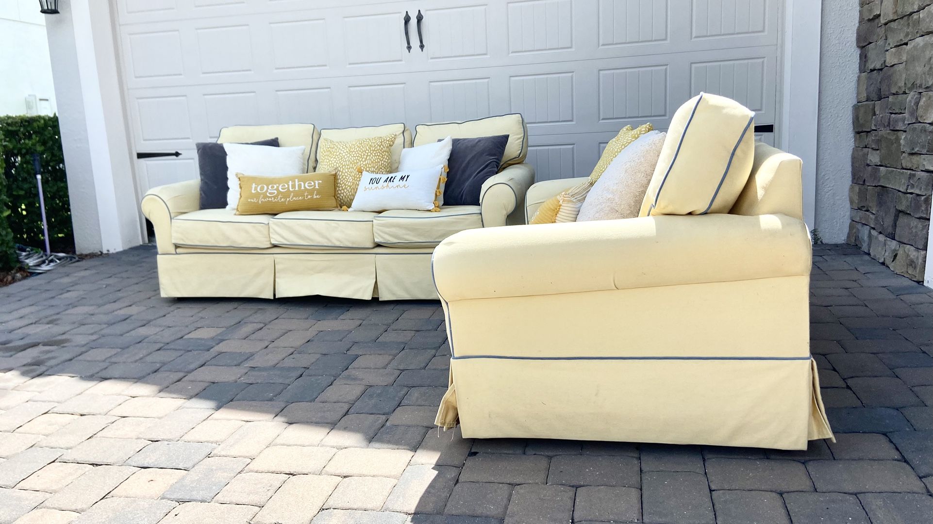 Sofa BED And Loveseat
