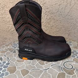 WORK BOOTS ARIAT COMPOSITE TOE SIZE 10 MENS 