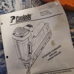 PASLODE 16g. Cordless Trim Nailer NEW BATTERY NAILS AND FUELx2