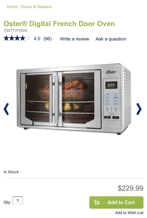Oster Digital French Door Oven For In Heathrow Fl Offerup Oster Digital French Door Oven