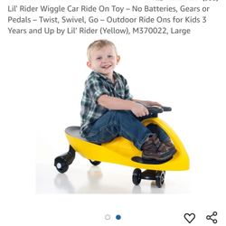 Lil rider wiggle car 