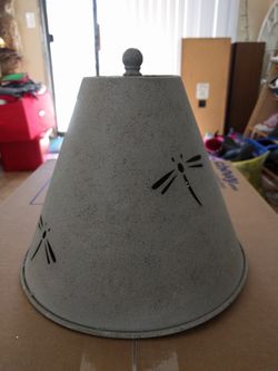 Dragonfly metal lampshade