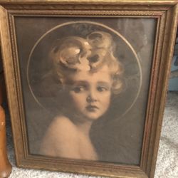Antique Picture Of Girl
