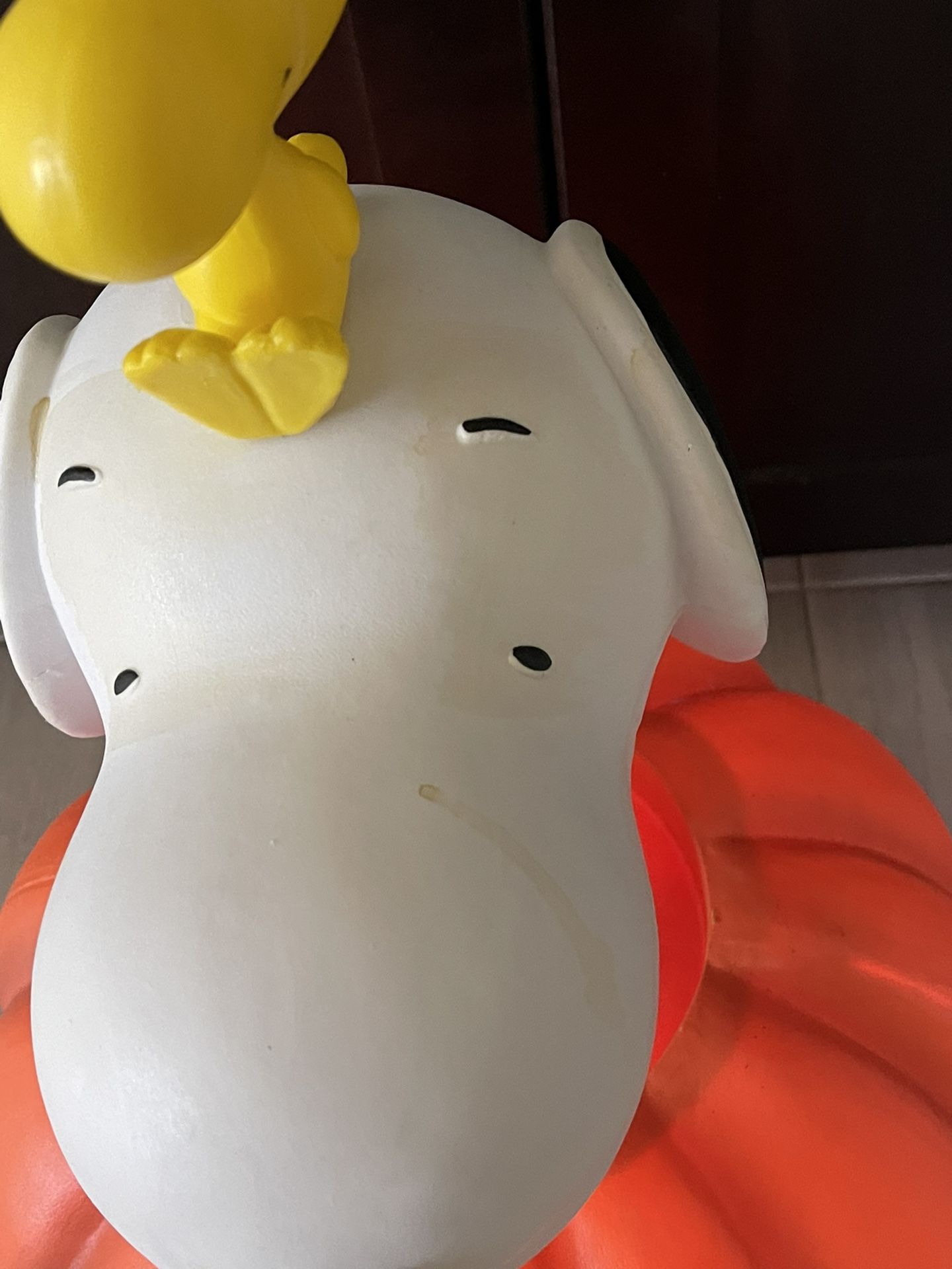 Peanuts Snoopy Woodstock Halloween Pumpkin Blow Mold Style Lights Up