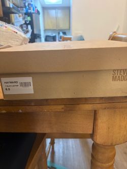 Steve Madden Hayward Black Leather Size 6