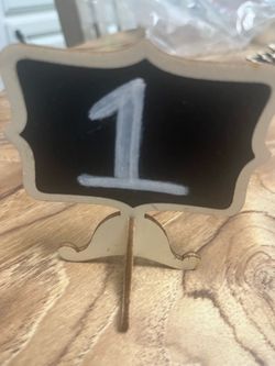 Table numbers