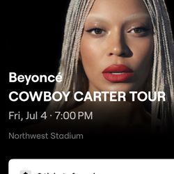 Cowboy Carter tickets For DC