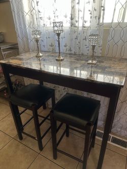 Table and stools