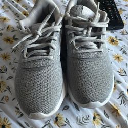 Grey Adidas Tennis Shoes