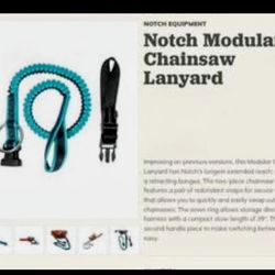 3 BRAND NEW Teal Chainsaw Lanyard