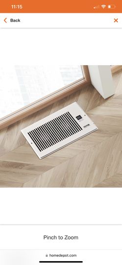 6 in. x 12 in. Register Booster Fan, Quiet Vent Booster Fan Fits Register  Holes for Heating Cooling Smart Vent, White for Sale in Moreno Valley, CA -  OfferUp