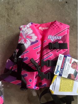 NEW Aqua Child Life Jacket (30–50 lbs) – US Coast Guard Approved