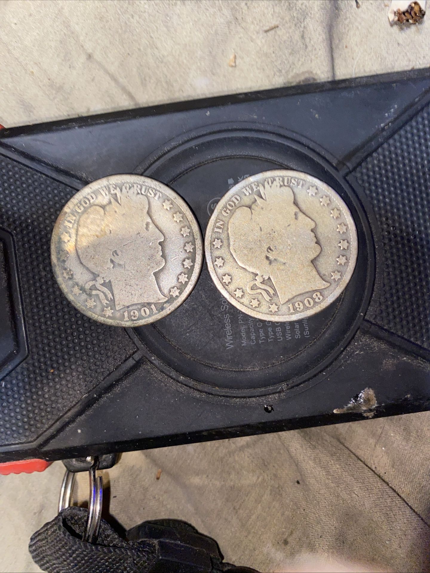 Lot Of 2 Barber Half Dollars