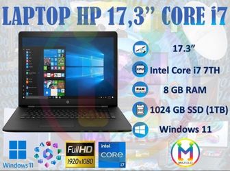 Laptop HP 17.3" Intel Core i7