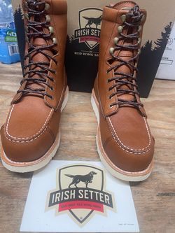 Botas redwings waterproof Sz 9.5 d steel toe