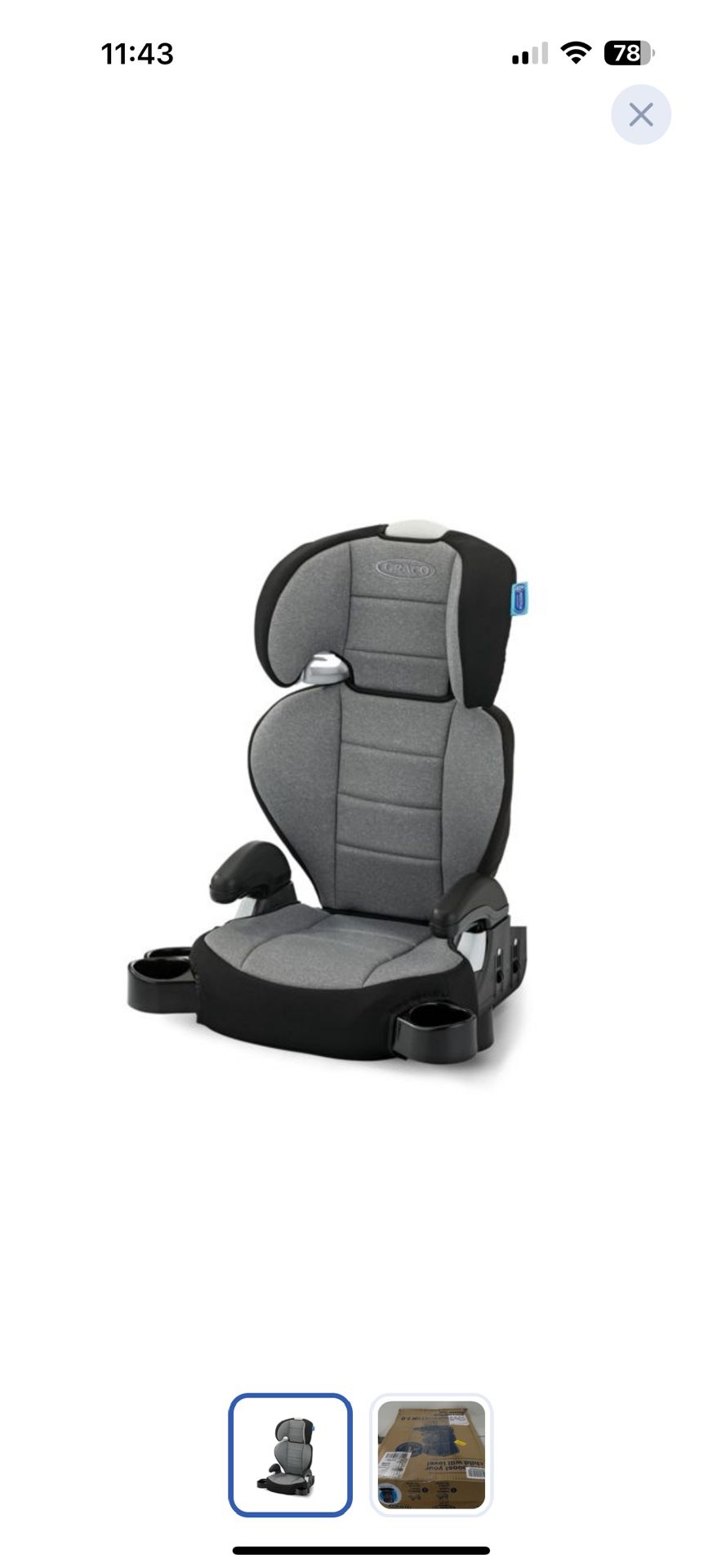 New! Turbo Booster 2-in-1 Highback Booster Seat Declan