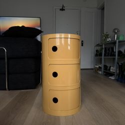 Round Side Table Storage