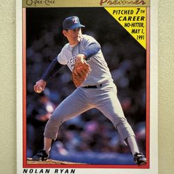 Nolan Ryan Baseball Card O-Pee-Chee 1991