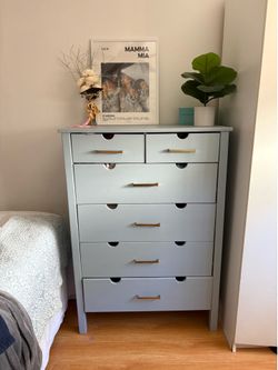 Light blue dresser