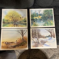 Four Seasons Prints by Sherm Pehrson ‘76