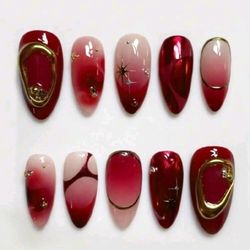 24 PCS PRESSED ON NAILS 