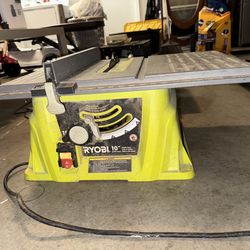 Ryobi 10” table saw
