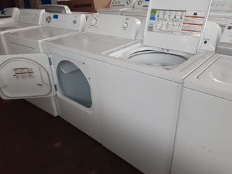 Roper top load washer and electric dryer set working perfectly with 4 months warranty