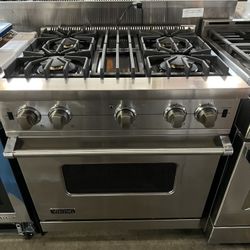 Viking Stainless Steel Built In Stove