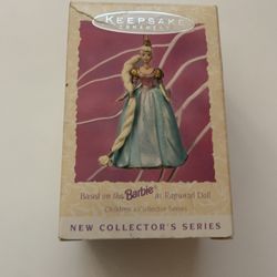 Vintage 1997 Barbie As Rapunzel Holiday Ornament