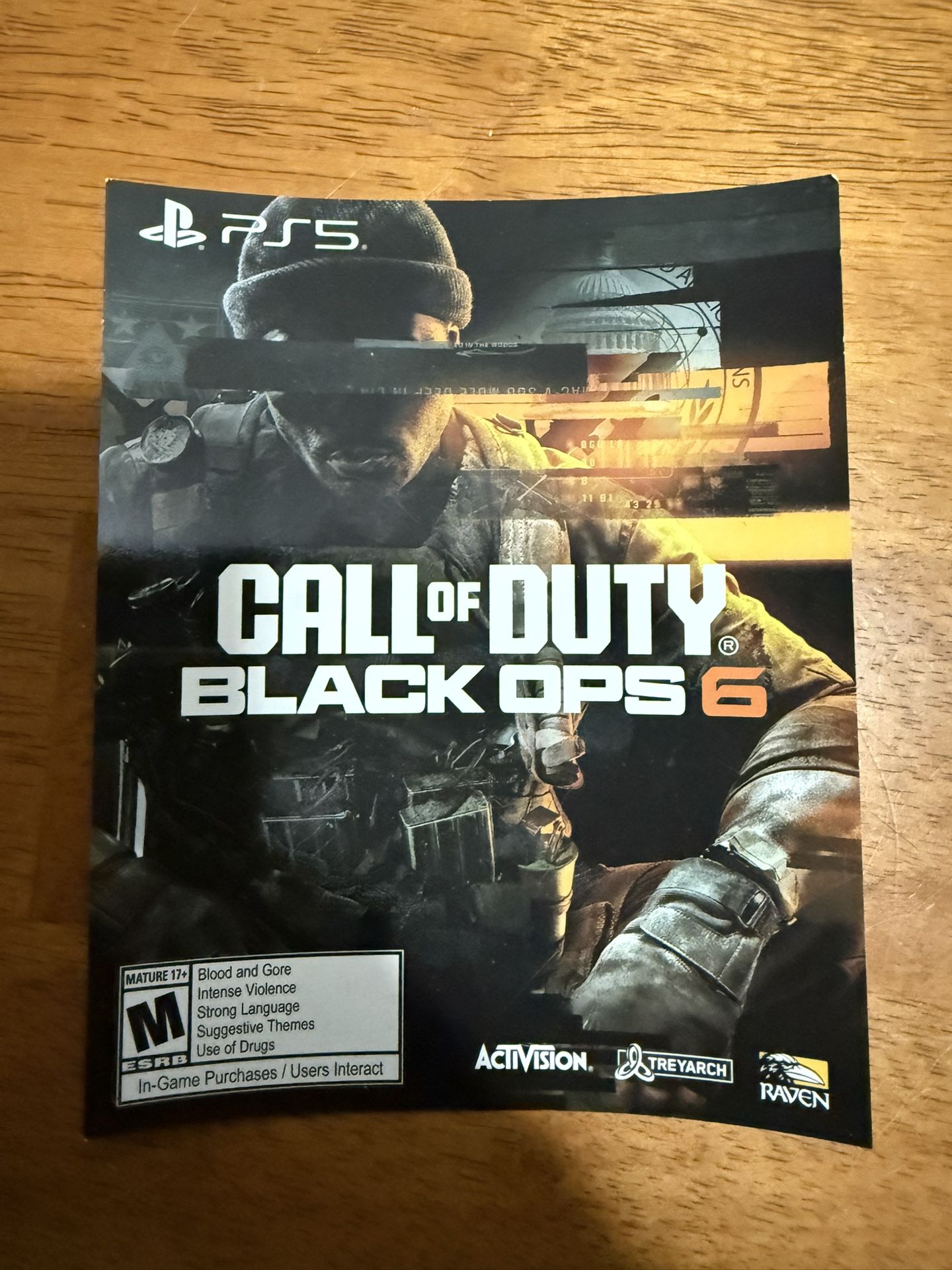 PS5 Black Ops 6 Digital Code