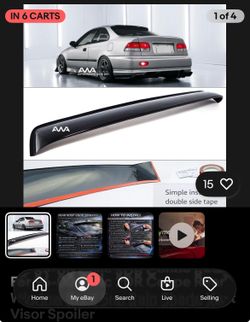 Honda Civic Rear Window Spoiler