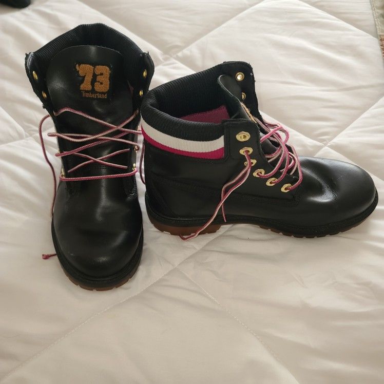 Woman's Timberland Boots Steel Toe 8.5