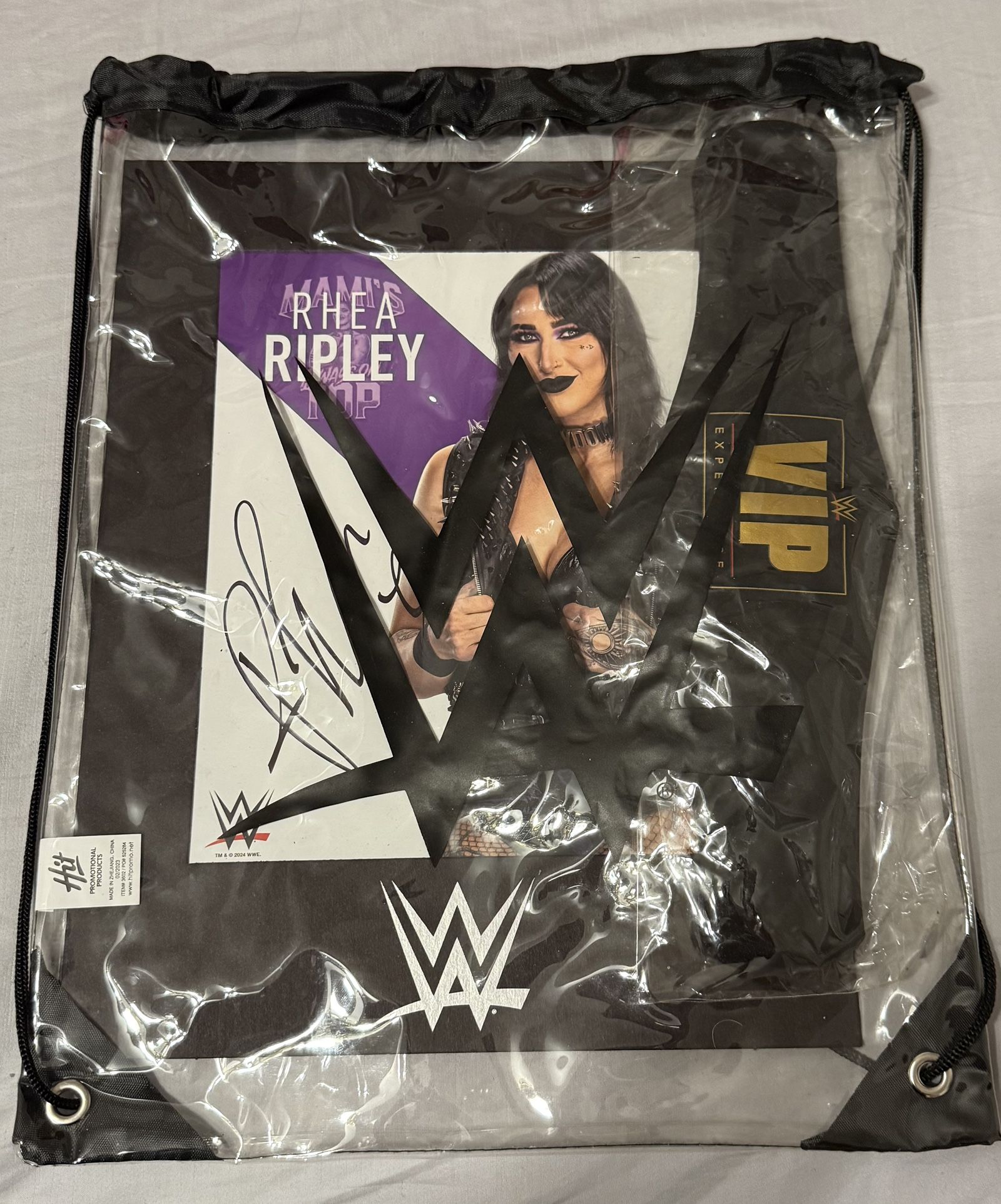Signed Rhea Ripley Rhea Ripley Authentic 8x10 Signed Poster With WWE Wrist Band for Sale ...