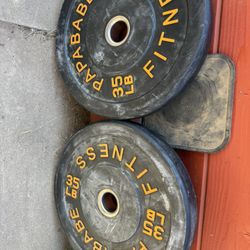Olympic 35 Lbs Bumper Plates 