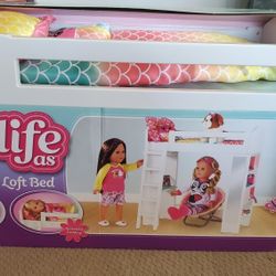 My Life  Doll Loft Bed  6 Piece Set  New 