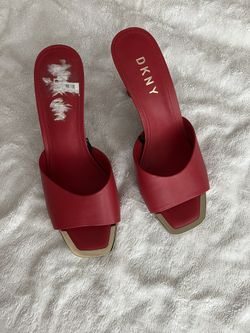 DKNY Red Heels