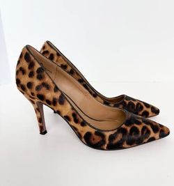 Women's Size 6 Nine West Leopard Print High Heel Pumps