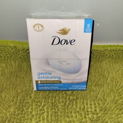 Pack Dove 8 Bar Soap Gentle Exfoliating 