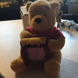  Disney Winnie The Pooh  Bear Holding A Picture  Frame To Put Your Child   Photo  In   New With Tags 