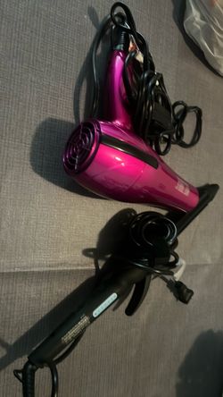 Hair Dryer and Curling Iron Set
