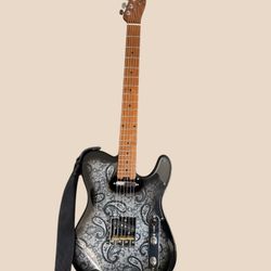 Firefly Black Paisley Telecaster Guitar